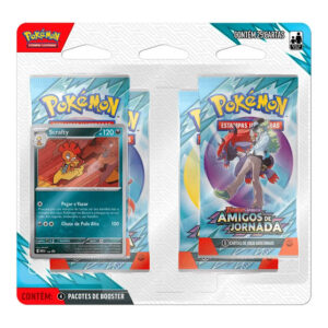 Blister Quadruplo Cartas Pokémon Amigos de Jornada - Scrafty