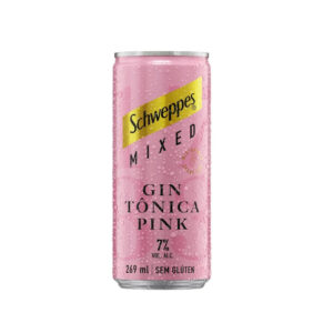Gin Tônica Schweppes Lata 269ml - Pink