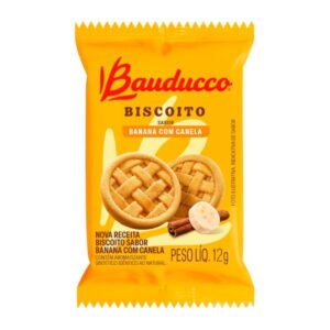Biscoito Bauducco Banana Com Canela 12g Com 2 Unidades