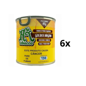 Atacado 6x Lata de Tabaco Hi Tobacco Golden Virginia 80gr