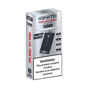 Pod Descartável Ignite V150 com 15000 Puffs - Dragon Fruit Lemonade