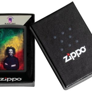 Isqueiro A Pavio Zippo Art Design - Bob Marley