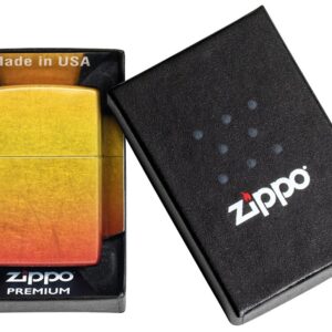 Isqueiro Recarregável Zippo Ombre Orange Yellow