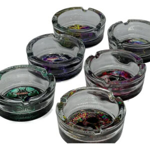 Cinzeiro de Vidro Redondo Glass Ashtray