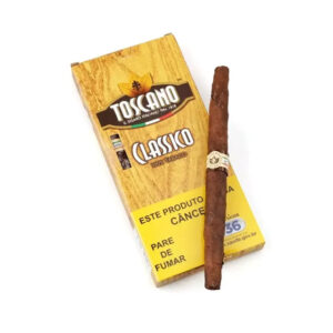 Caixa de Charuto Toscano Clássico com 5 Unidades