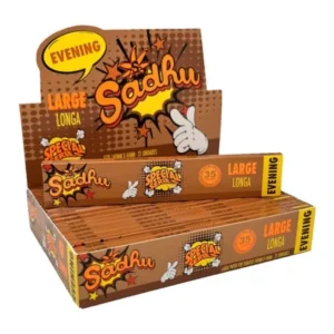 Caixa de Seda Sadhu Evening Brown Large Longa com 21 Unidades