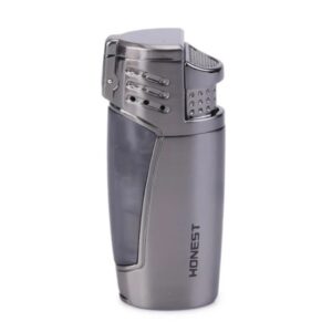 Isqueiro Maçarico Honest BCZ3032 3 Chamas - Chumbo