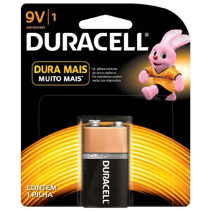 Bateria Duracell Alcalina 9V Com 1 Unidade
