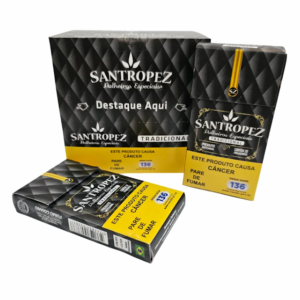 Caixa de Cigarro de Palha Santropez Tradicional c/10 unidades