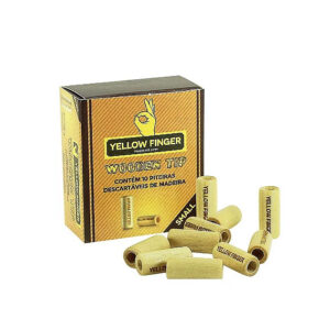 Piteira de Madeira Yellow Finger Small