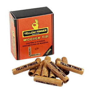 Piteira de Madeira Yellow Finger Long