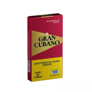 Cigarrilha Com Piteira Gran Cubano Cereja
