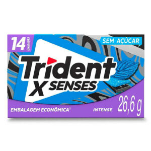 Chiclete Trident 26g 14 Unidades XSenses - Intense