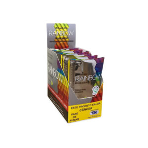 Caixa de Tabaco Rainbow Silver Bright com 6 Unidades