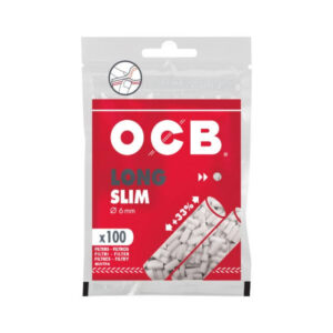 Filtro Ocb Long Slim 6,00mm Com 100 Unidades