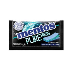Chiclete Mentos Pure Fresh - Strong Mint