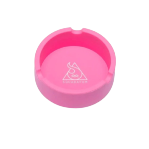 Cinzeiro de Silicone Squadafum Redondo Pequeno - Rosa
