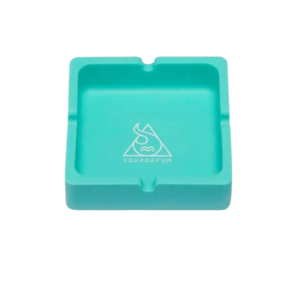 Cinzeiro de Silicone Squadafum Quadrado - Verde Agua
