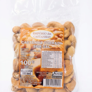 Castanha de Caju Torrada Sem Sal 100g