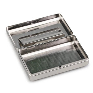 Cigarreira de Metal com Porta Seda