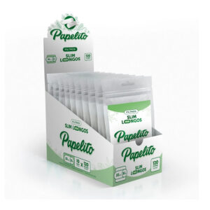 Caixa de Filtro Papelito Slim Longo com 10 Unidades