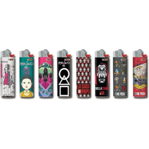 Kit Isqueiro Bic Grande Personalizado Com 6 Unidades - Netflix
