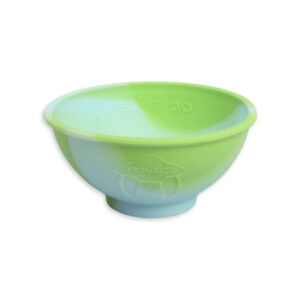 Cuia de Silicone Abduzida Coleção Cream - Azul Claro e Verde Claro