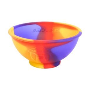 Cuia de Silicone Abduzida Coleção Sunset - Amarelo, Roxo e Vermelho