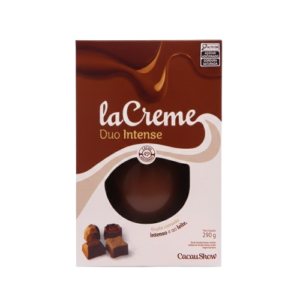 Ovo de Chocolate LaCreme Duo Intense e Ao Leite 290g