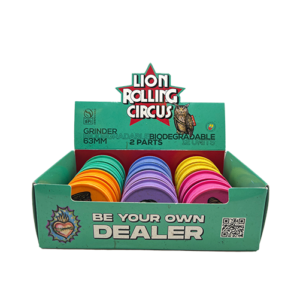 Dichavador Lion Rolling Circus Grinder Biodegradável