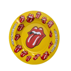 Cinzeiro de Metal Lion Rolling Circus Rolling Stones - Amarelo