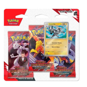 Pokémon Ev10 Blister Triplo Rivais Predestinados - Zebstrika