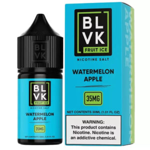 Essência BLVK Fruit Ice Nic Salt 35mg - 30ML - Watermelon Apple