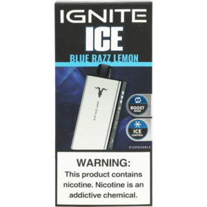 Pod Descartável Ignite V400 com 40.000 Puffs - Blue Razz Lemon