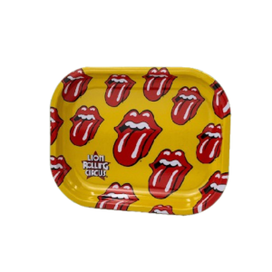 Bandeja de Metal Lion Rolling Circus The Rolling Stone Pequena - Dourado