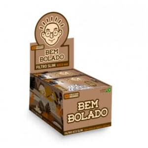 Caixa de Filtro Bem Bolado Eco Biodegradável Slim 6mm x 15mm com 10 Unidades