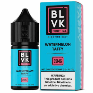 Essência BLVK Fruit Ice Nic Salt 35mg - 30ML - Watermelon Taffy