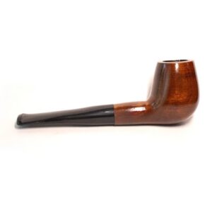 Cachimbo de Madeira Bertoldi Hobby Com Pipa de Acrílico Reto - Preto