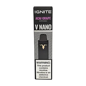 Pod Descartável Ignite V NANO com 1000 Puffs - Açai Grape