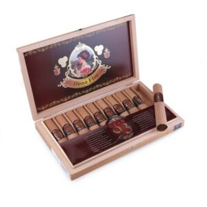 Caixa de Charuto Dona Flor Mata Fina Gran 93 Corona 10 Unidades