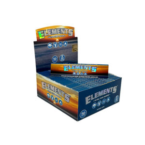 Caixa de Seda Elements King Size Slim com 50 Livretos