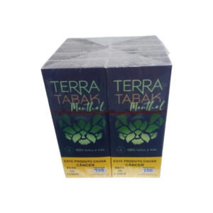 Caixa de Tabaco Bolado Terra Tabak Com 10 Maços - Menthol
