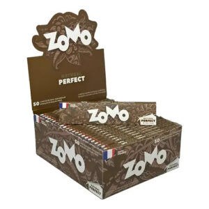 Caixa de Seda Zomo Natural Perfect Brown King Size 50 Unidades