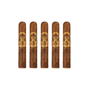 Kit Charuto Oliva Serie V Liga Especial Double Robusto 5 Unidades