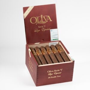 Caixa de Charuto Oliva Serie V Liga Especial Double Robusto 24 Unidades