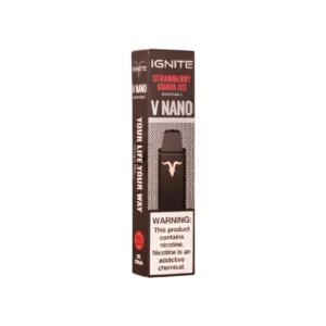 Pod Descartável Ignite V NANO com 1000 Puffs - Strawberry Guava Ice
