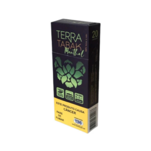 Cigarro Bolado Terra Tabak King Size com 20 Cigarros - Menthol