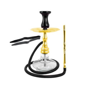 Narguilé Completo Zenith Floop 36cm - Dourado