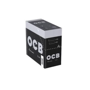 Caixa de Seda OCB Premium King Size Slim Com 50 Unidades