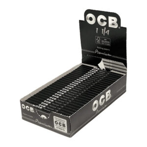 Caixa de Seda OCB Premium 1 1/4 com 25 Unidades